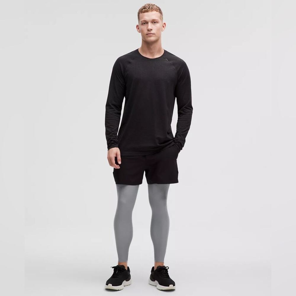 Lululemon Mens Vapor Gray License To Train Tight 21” Stretch Gym Workout legging